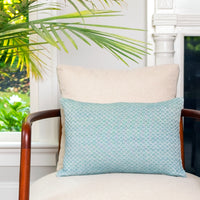 Green Diamond Lumbar Pillow - Darling Spring