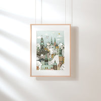 Winter in Copenhagen Art Print - Darling Spring