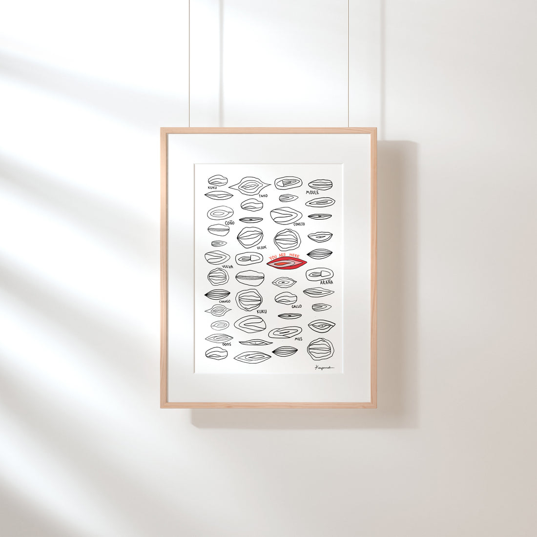 Kukus Art Print - Darling Spring