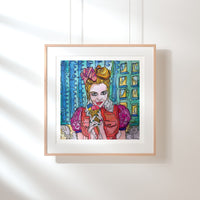 Ice Cream Girl Fine Art Print - Darling Spring