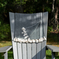 Black Tweed Heavy Cotton Throw - Darling Spring