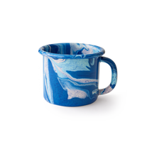 Multi Swirl Enamel Mug