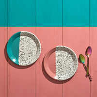 Kapka Mind-Pop Enamel Dinner Plate - Darling Spring