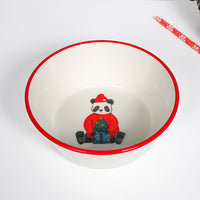 Happy Folks Christmas Ceramic Bowl