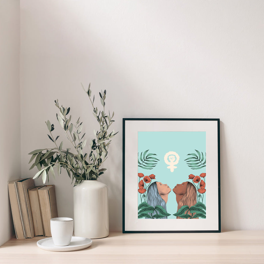 Half the Sky is Ours Art Print