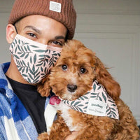 Face Mask & Dog Bandana Bundle - Darling Spring