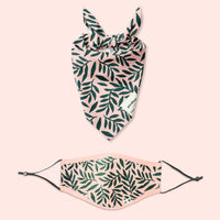 Face Mask & Dog Bandana Bundle - Darling Spring