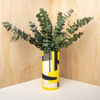 Sally Blair Bauhaus Yellow Ceramic Vase - Darling Spring