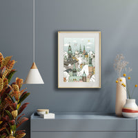 Winter in Copenhagen Art Print