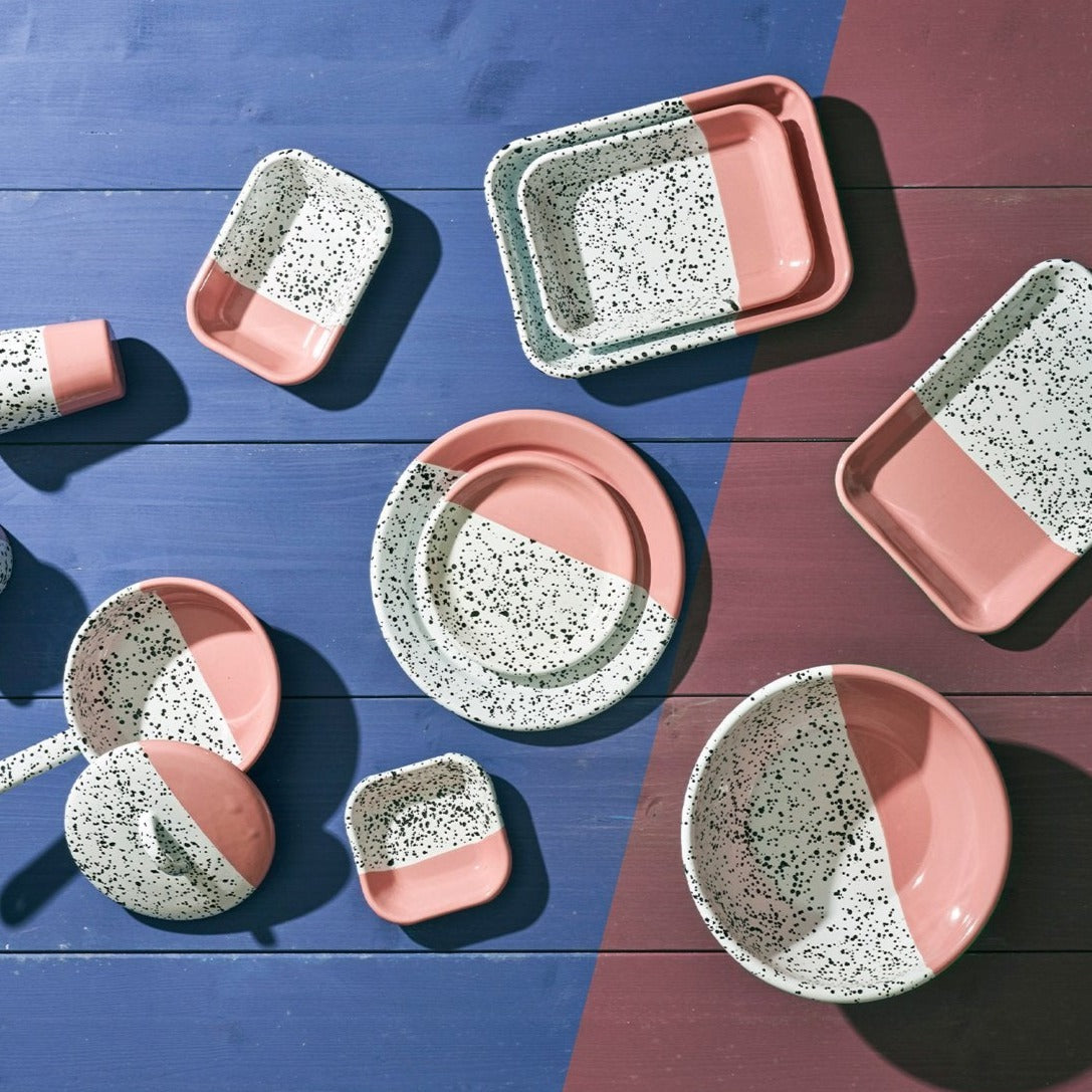 Kapka Mind-Pop Enamel Dinner Plate - Darling Spring