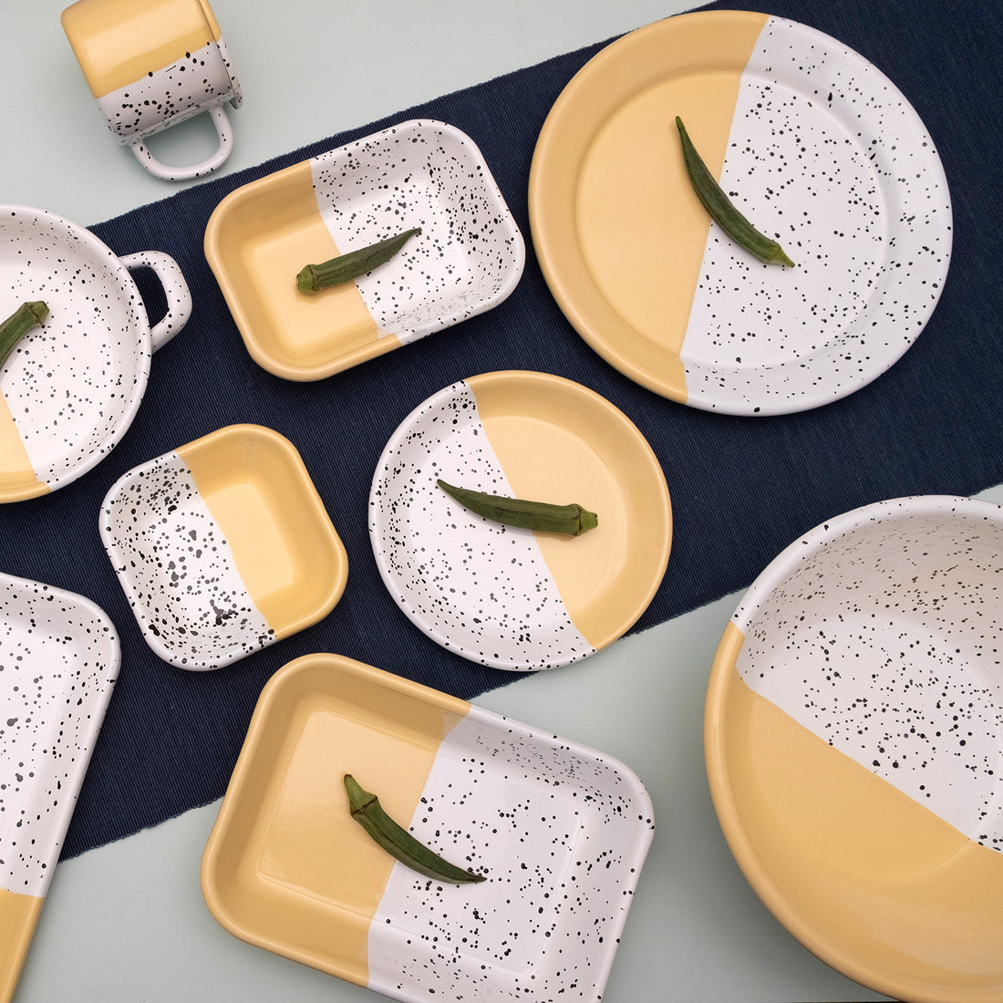 Kapka Mind-Pop Mezze Square Plate - Darling Spring