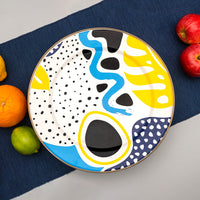 Kapka Flashback Enamel Footed Cake Stand - Darling Spring