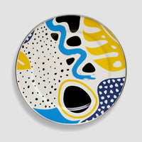 Kapka Flashback Enamel Footed Cake Stand - Darling Spring