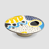 Kapka Flashback Enamel Footed Cake Stand - Darling Spring