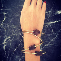 Wood Quartet Bracelet