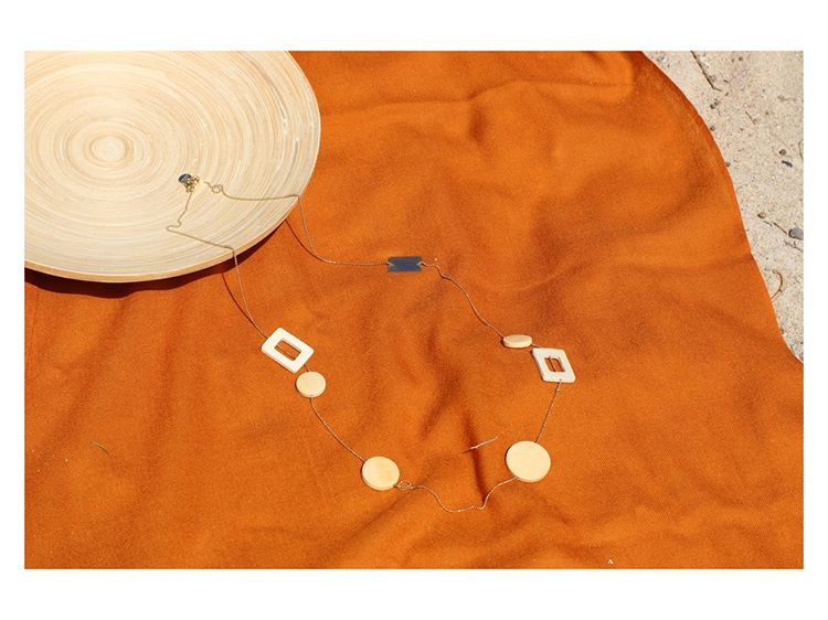 Wood Chain Necklace