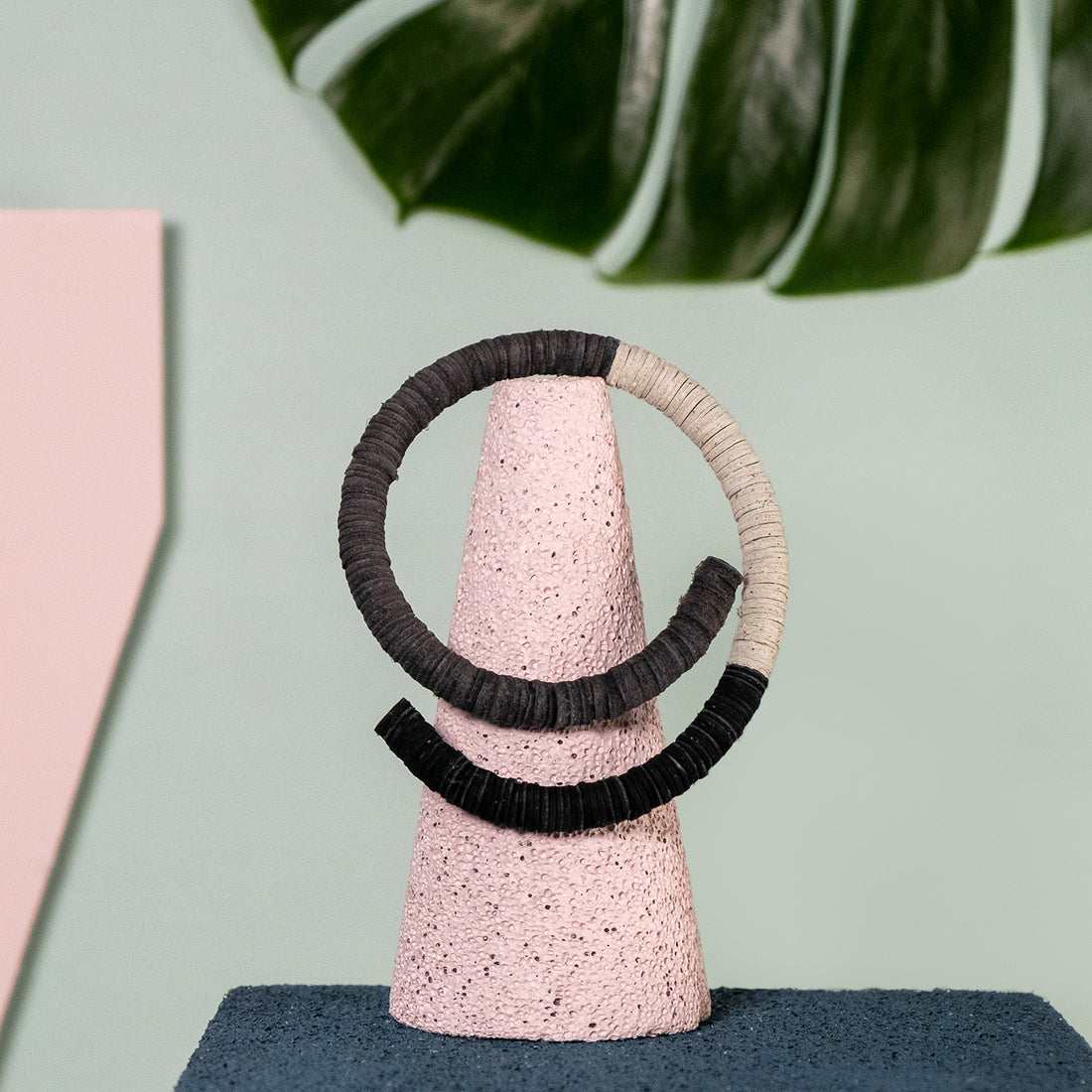 Tricolor Leather Choker - Darling Spring