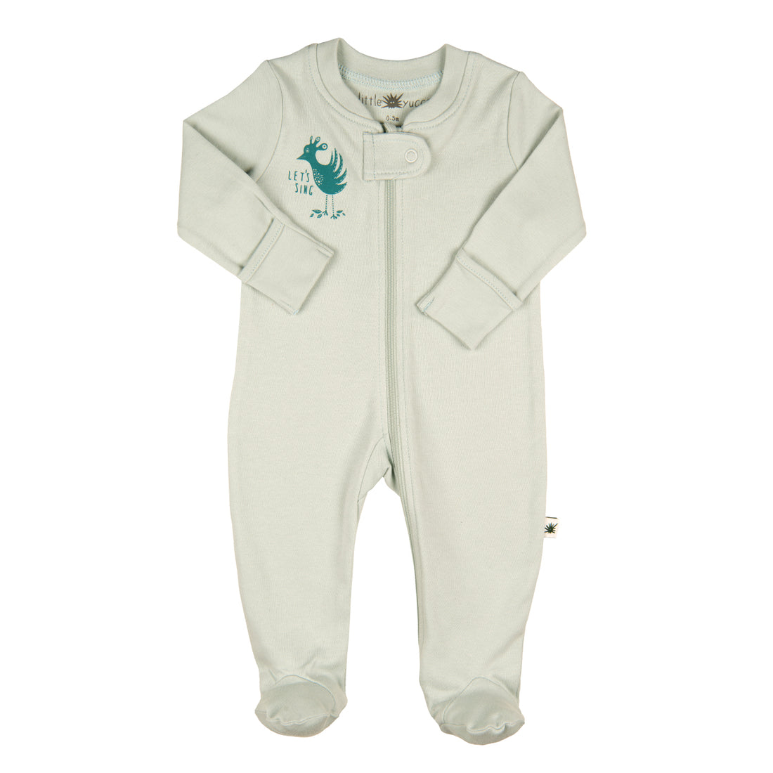 Zip Footed Jumpsuit - Darling Spring