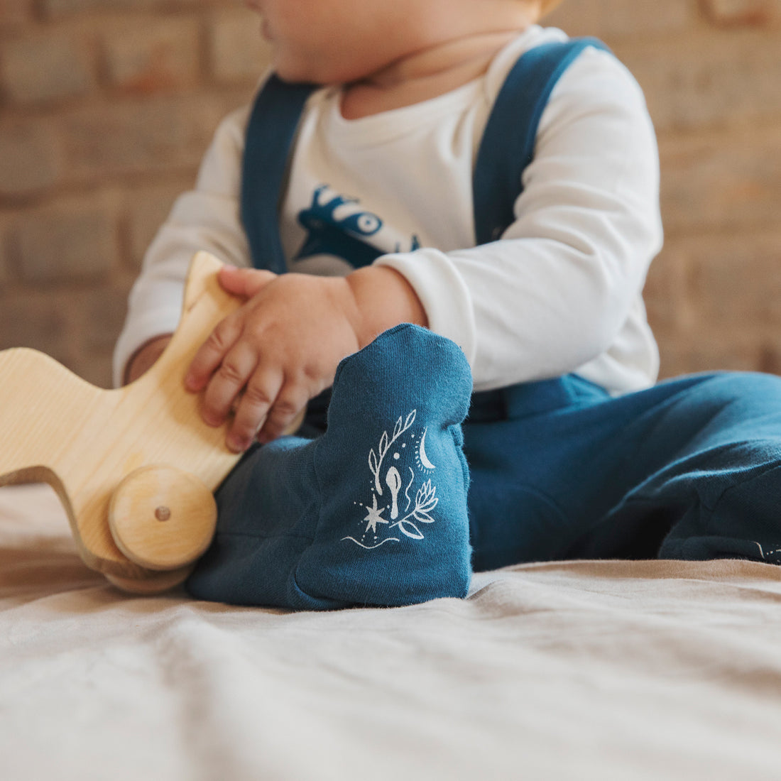 Clap Baby Dungarees - Darling Spring