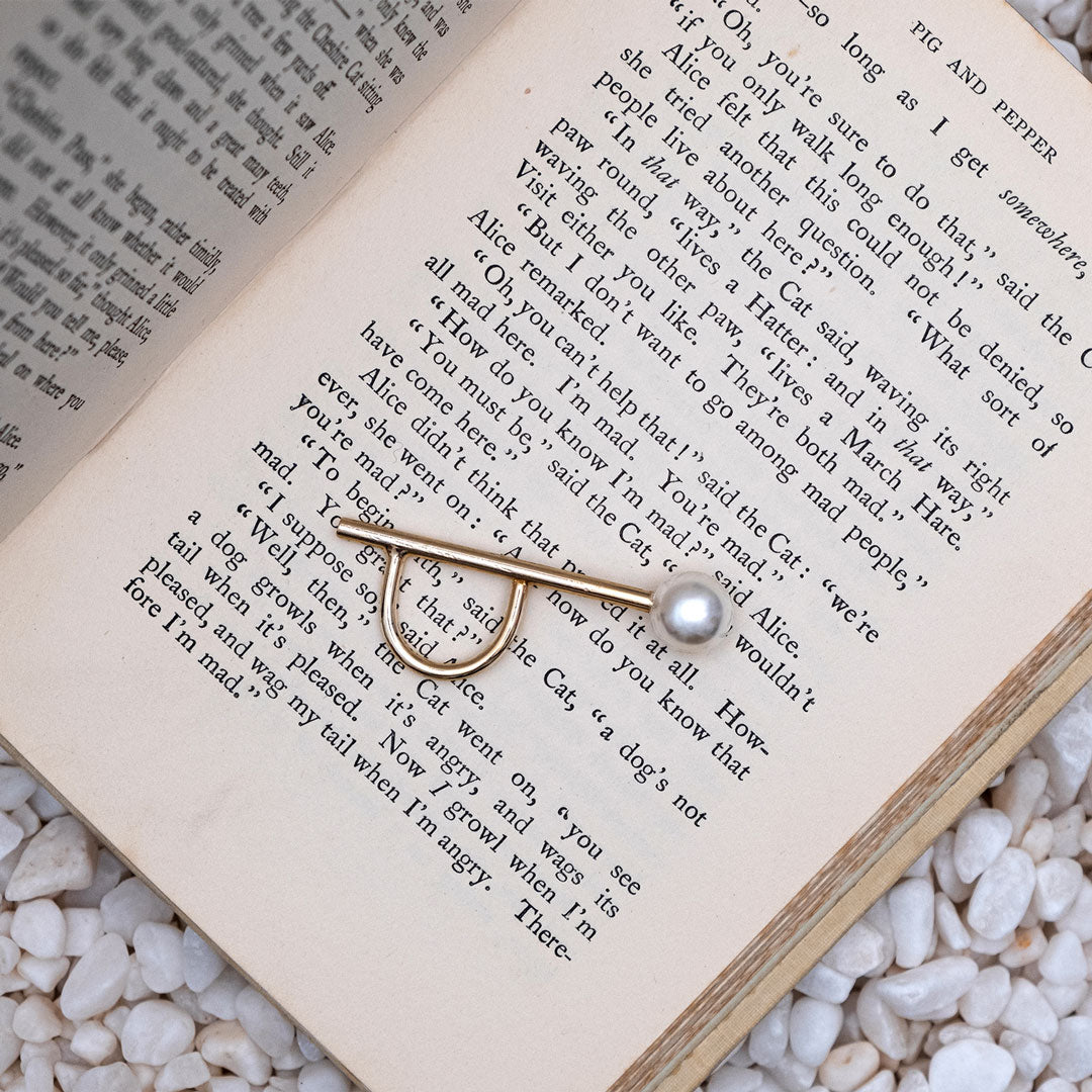 Minimalist Pearl Ring - Darling Spring