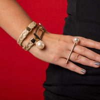 Minimalist Pearl Ring - Darling Spring
