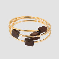 Wood Quartet Bracelet - Darling Spring