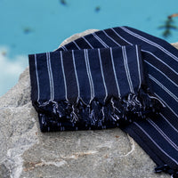 Navy Blue Turkish Towel - Darling Spring