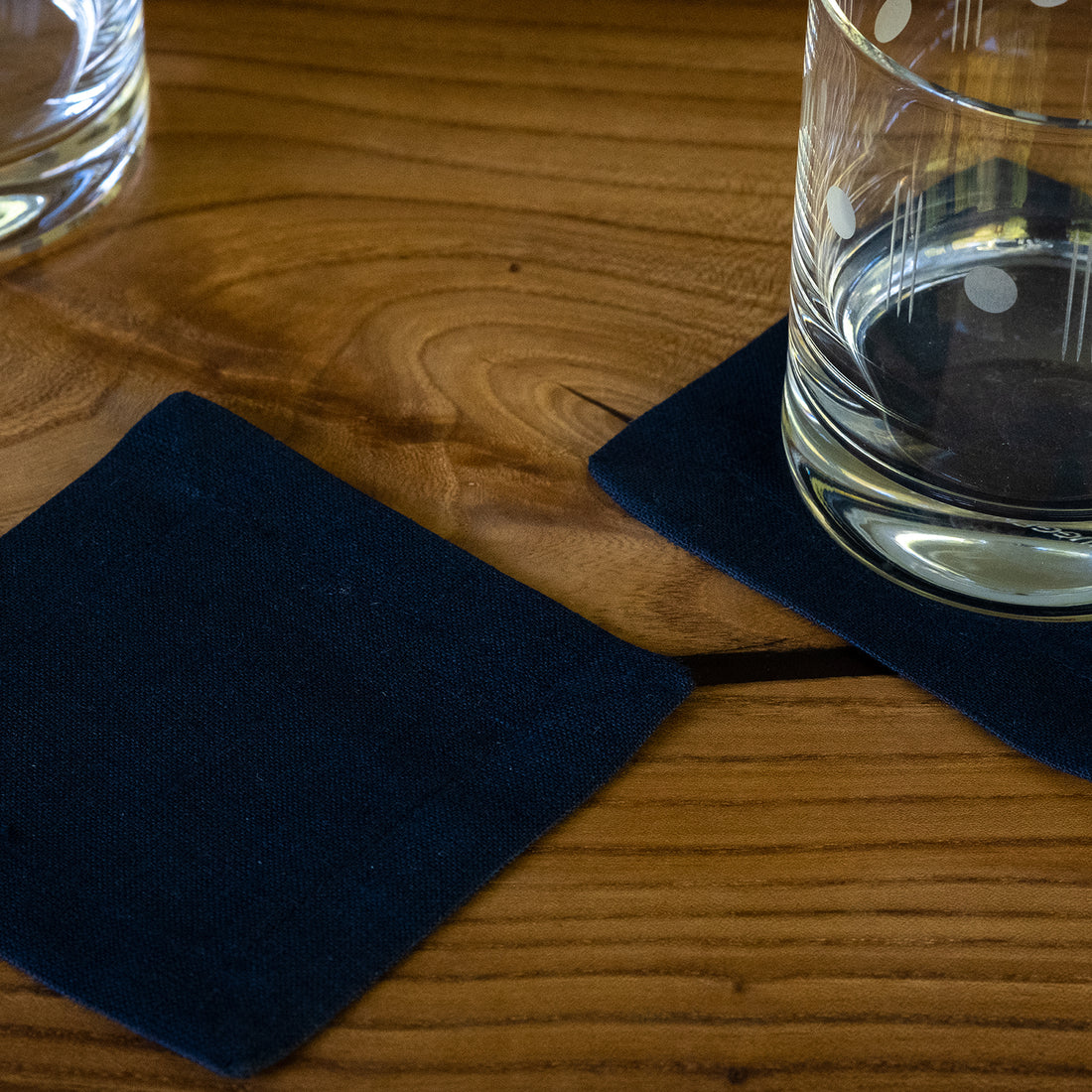 Organic Cocktail Linen Napkin Set of 2 - Darling Spring