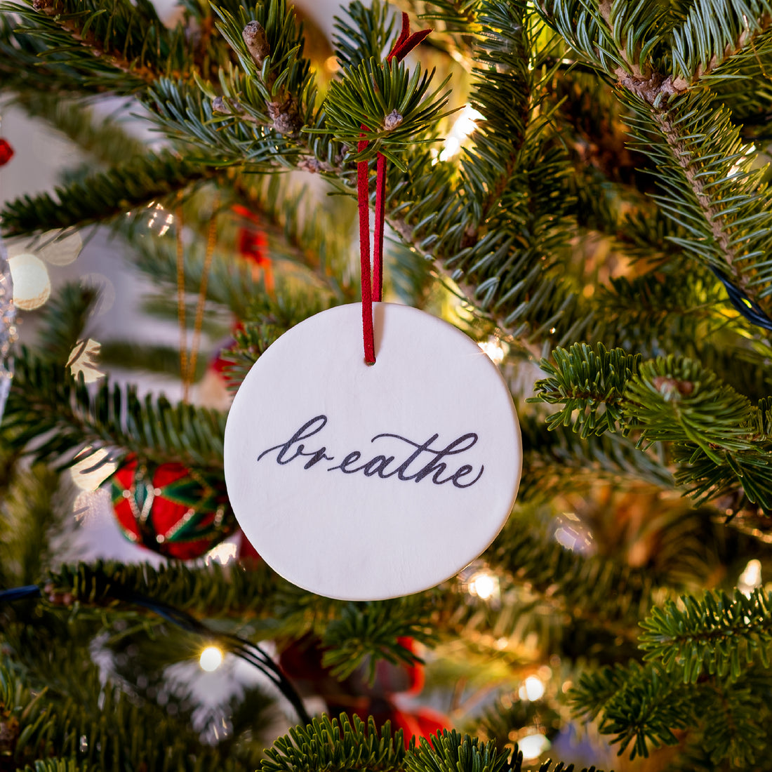 Reset & Breathe Ornament Set of Two - Darling Spring