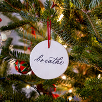 Reset & Breathe Ornament Set of Two - Darling Spring