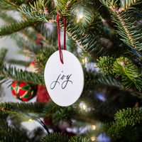 Merry & Joy Ornament Set of Two - Darling Spring