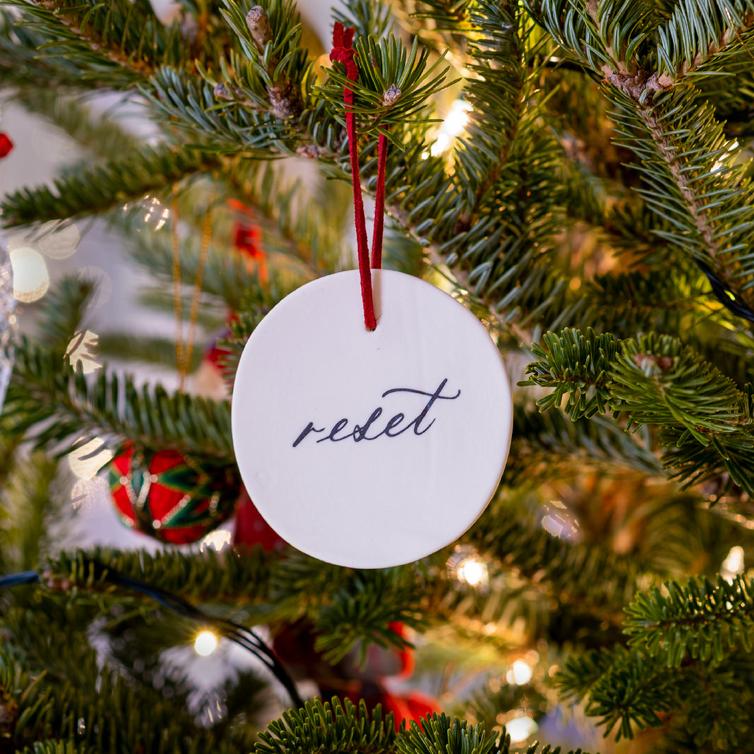 Reset & Breathe Ornament Set of Two - Darling Spring