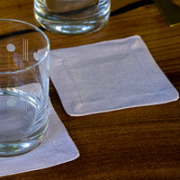 Organic Cocktail Linen Napkin Set of 2 - Darling Spring