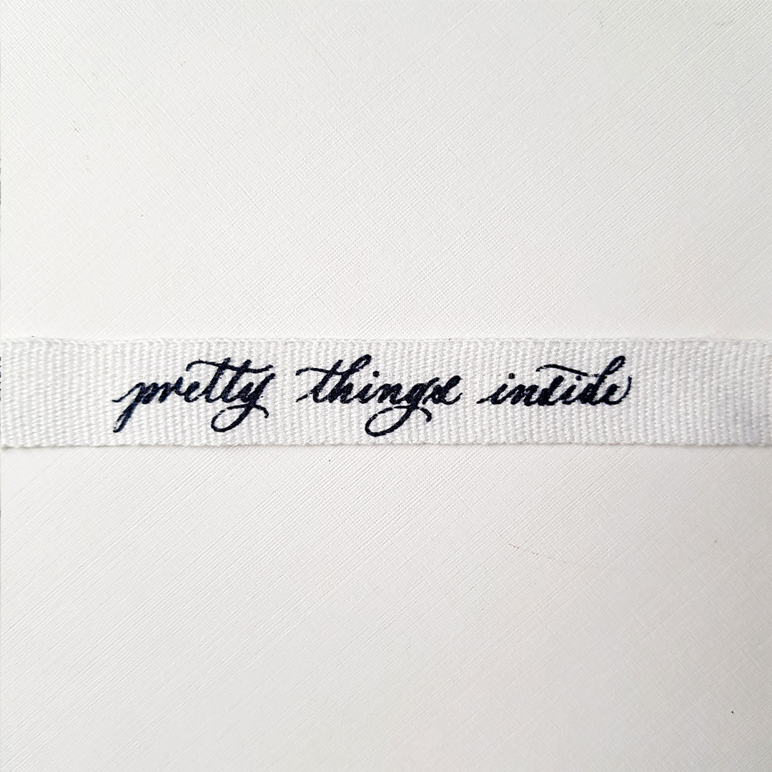 Calligraphy Gift Ribbon - Darling Spring