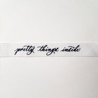 Calligraphy Gift Ribbon - Darling Spring