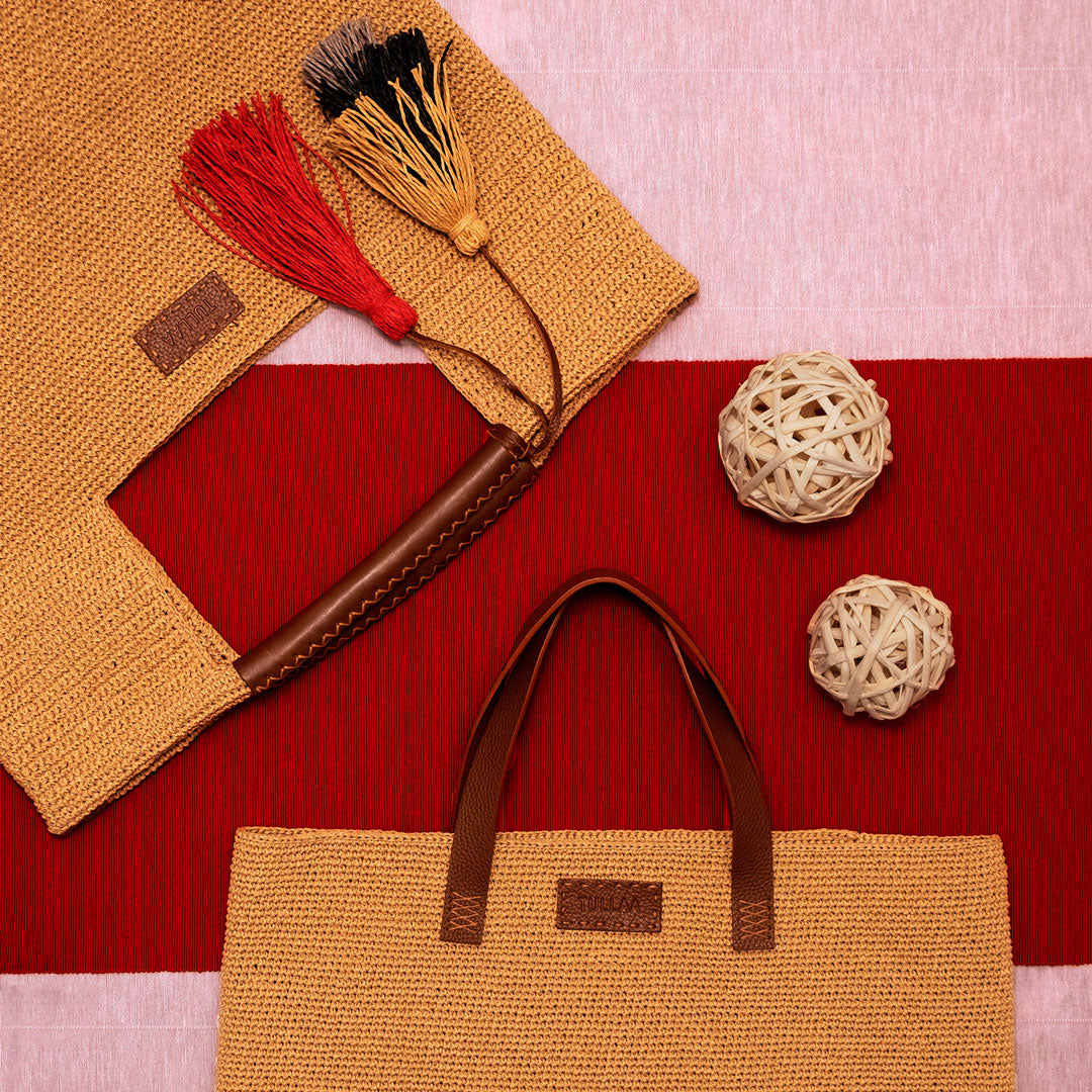 City Crochet Tote Bag - Darling Spring