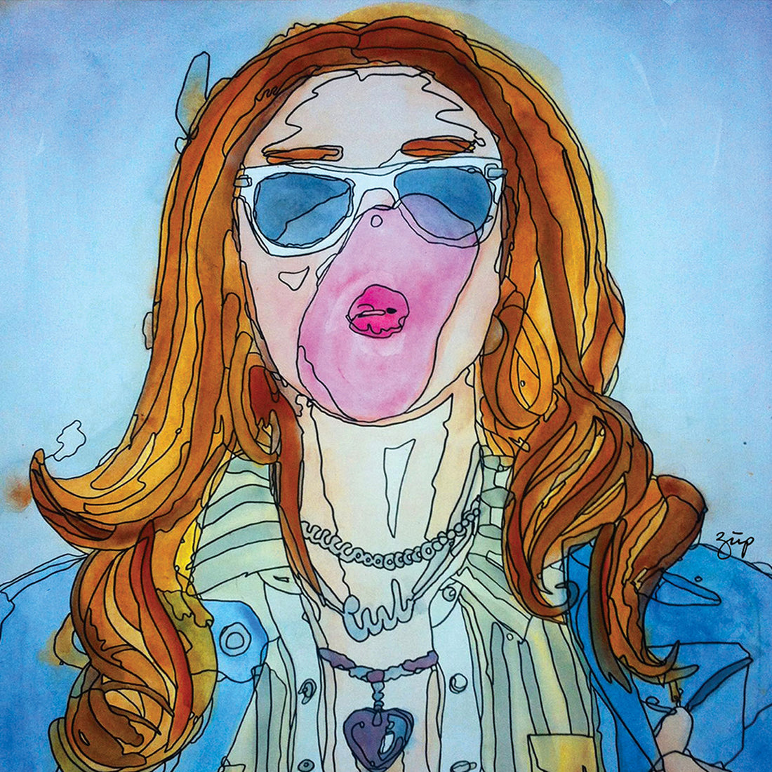 Bubblegum on the Go Fine Art Print - Darling Spring