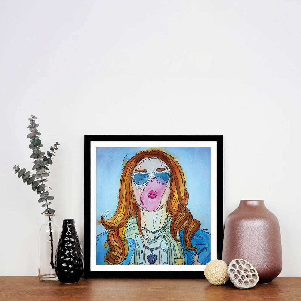 Bubblegum on the Go Fine Art Print - Darling Spring