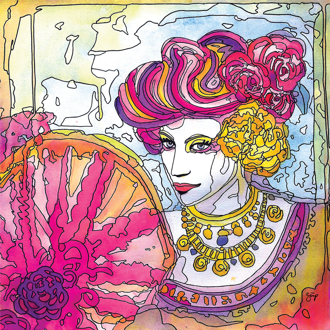 The Rocco Fan Fine Art Print - Darling Spring