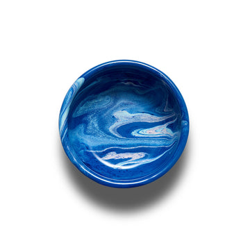 Multi Swirl Small Enamel Bowl