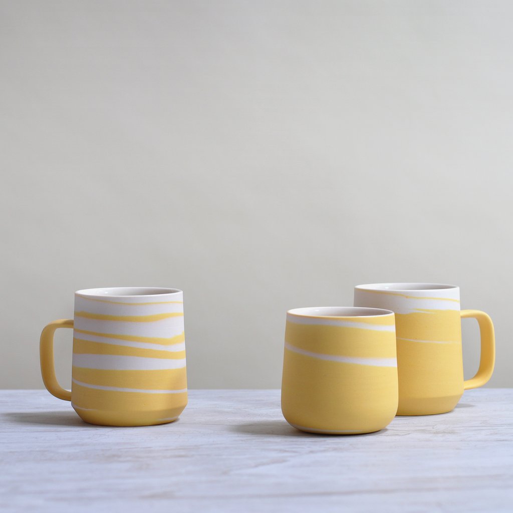 Canary Yellow Taffy Ceramic Mug