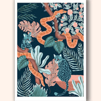 Darling Spring - Jungle Cats Art Print
