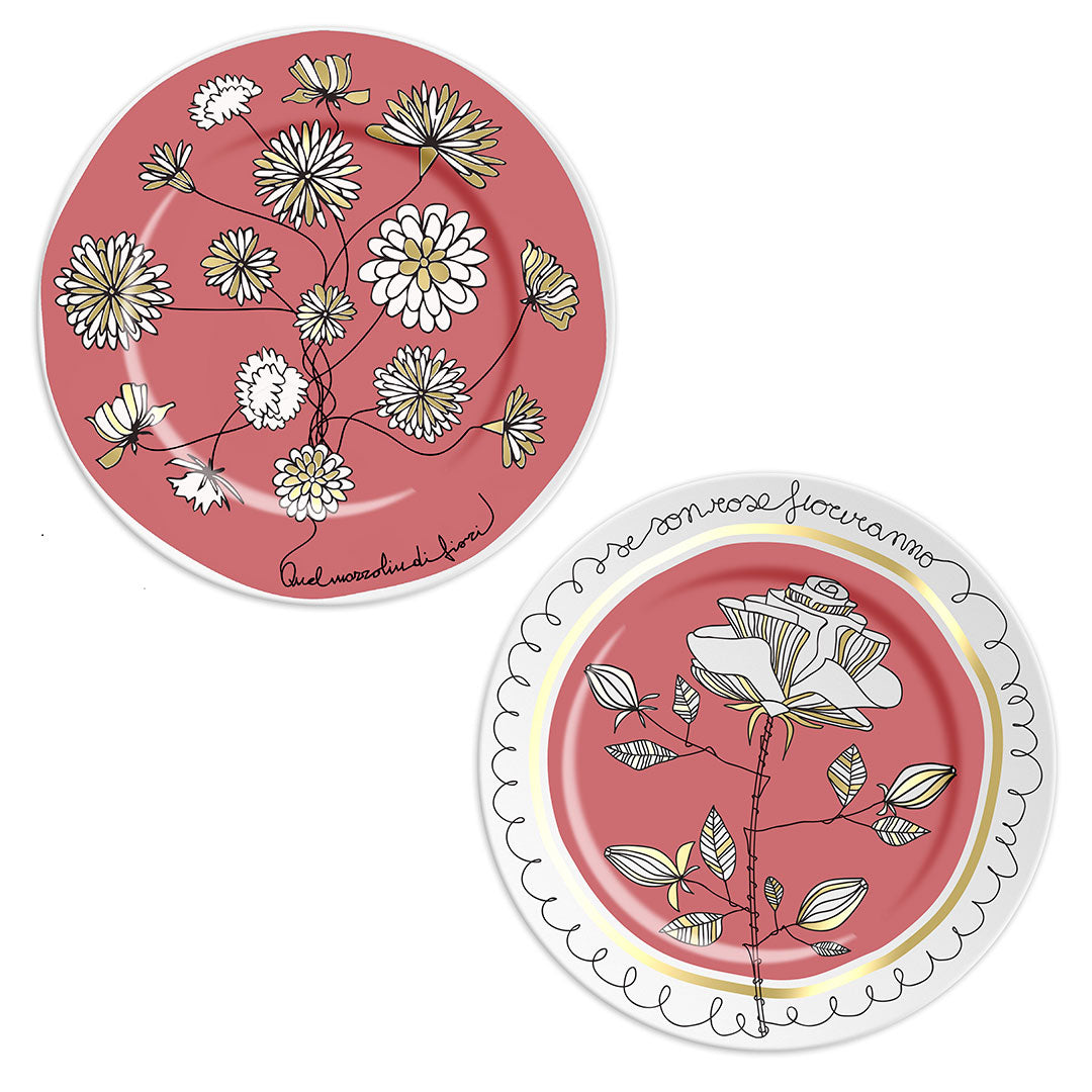 Darling Spring - Bouquet Dessert Plate