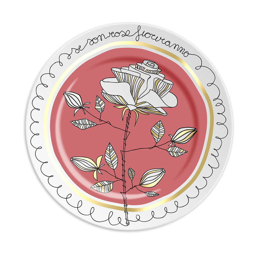 Darling Spring - Bouquet Dessert Plate