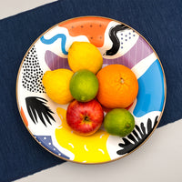 Kapka Flashback Large Enamel Fruit Plate - Darling Spring