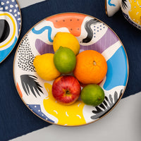 Kapka Flashback Large Enamel Fruit Plate - Darling Spring