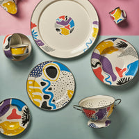 Kapka Flashback Enamel Serving Plate - Darling Spring