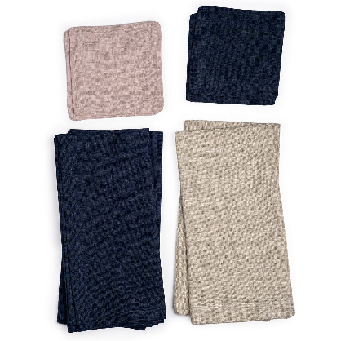 Organic Cocktail Linen Napkin Set of 2 - Darling Spring