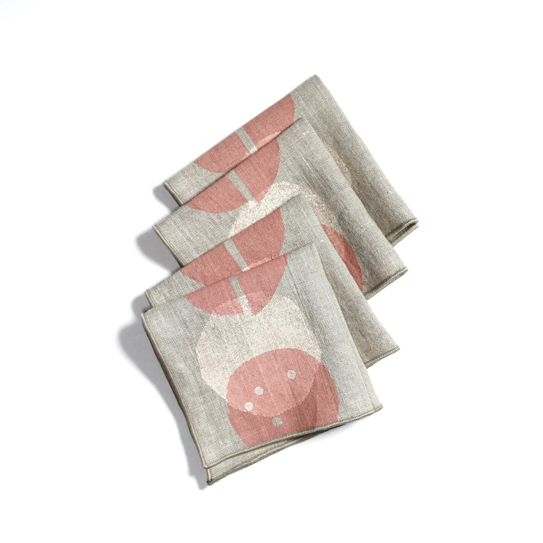 Pods Linen Cocktail Napkin Set of 4