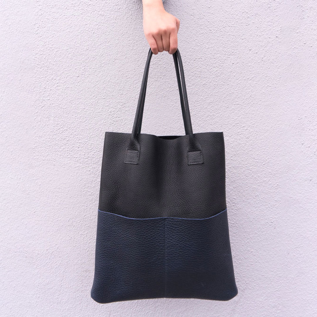 Pebbled Leather Tote Bag - Darling Spring